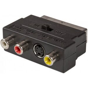 Intos Inline Scart Ind/ud - S-Video/rca Ind/ud - Adapter