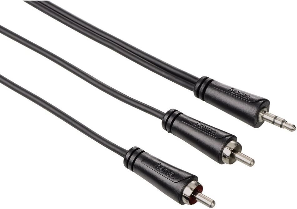 Hama Cavo 2 RCA M/Jack 3.5 mm M, 3 metri, 1 stella