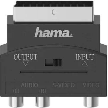 Hama Adattatore S-VHS F 4 pin+ 3 RCA F (phono) / Scart M, in-out