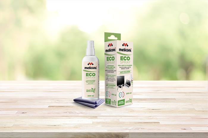 Meliconi Eco Spray Lenti E Schermi-bottiglia 50% Plastica Ricicla