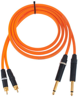 Cordial CEON DJ PLUG-RCA 1,5 O Orange