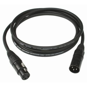 Klotz Pro Xlr -  2 Meter Xlr 3-Pol Plugg - Xlr 3-Pol Kontakt