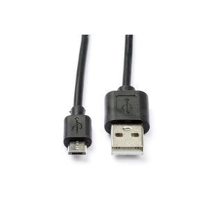 Goobay USB-A till Micro USB-kabel   USB 2.0   0.5m   svart