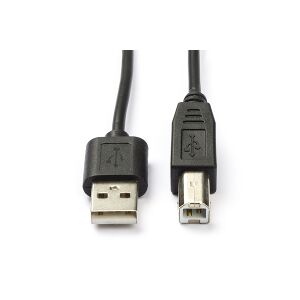 Goobay USB-A till USB-B-kabel   USB 2.0   1m   svart