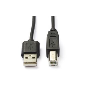 Goobay USB-A till USB-B-kabel   USB 2.0   2m   svart