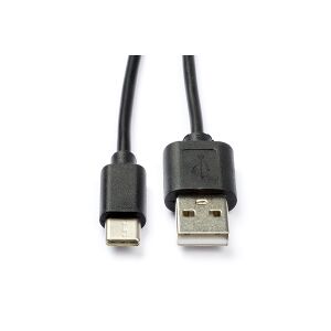 Goobay USB-A till USB-C-kabel   USB 2.0   1m   svart