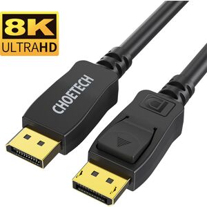 Choetech 8K ULTRAHD DisplayPort-till-DisplayPort-kabel