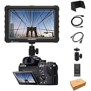 Lilliput A7S Écran IPS 7" 1920 x 1200 Écran IPS 4K HDMI Entrée Sortie Vidéo pour DSLR Appareil photo sans miroir Sony A7S II A6500 Panasonic GH5 Canon 5D Mark IV DJI Ronin M Étui noir Exclusivement - Publicité