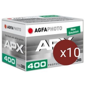 AGFA APX 400asa 36 Poses - Lot de 10