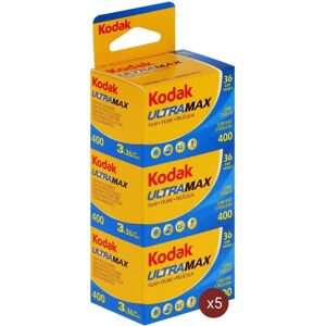 Kodak Ultramax 400 135 36 Poses X3 - Lot de 5