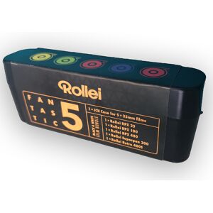 Rollei Pack de 5 Films 135 + Etui