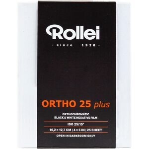 Rollei Ortho 25 plus 4x5 Inch (25 Films)