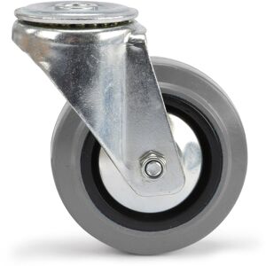 Riggatec roulette pivotante avec plaque de montage ronde 100mm ROUE GRISE -B-Stock- - Soldes% Technique