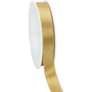 Satinband, gold, 15 mm, 50 m