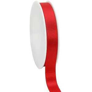 Satinband, rot, 15 mm, 50 m