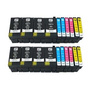 20x Tintenpatronen kompatibel f. Epson Workforce WF-7610 DWF ersetzt Epson 27XL und 27 Tintenpatronen