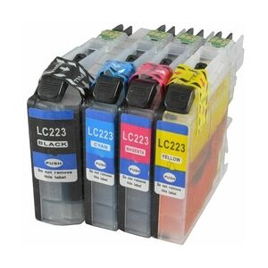 4x Tinte für Brother MFC-J680DW MFC-J880DW MFC-J885DW MFC-J4320DW 4x LC223 1x je Farbe