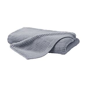 Primera Vario Strickdecke mittelgrau, 130 x 170 cm