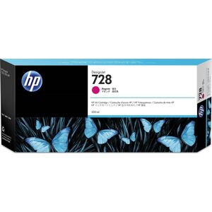 HP No 728 F9k16a Blæk, Magenta, 300ml