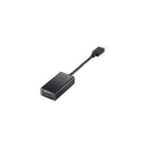 HP - Ekstern videoadapter - USB-C - D-Sub - sort - for HP 20, 22, 24  Pavilion 24, 27, 510, 560, 590, 595, TP01