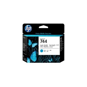 HP 744 - Cyan, foto-sort - printhoved - for DesignJet Z2600 PostScript, Z5600 PostScript