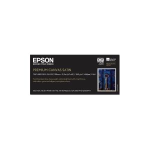 Epson PremierArt Water Resistant Canvas - Skinnende - Rulle (111,8 cm x 12,2 m) - 350 g/m² - 1 rulle(r) papir på lærred - for Stylus Pro 11880, Pro 98XX  SureColor SC-P10000, P20000, P8000, P9000, P9500, T7200