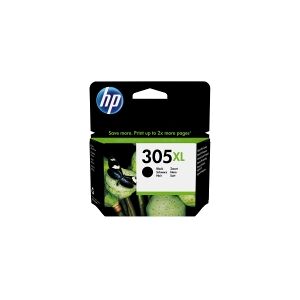 HP 305XL - 6.45 ml - Højtydende - pigmenteret sort - original - blækpatron - for Deskjet 23XX, 27XX, 28XX, 41XX, 42XX  DeskJet Plus 41XX  ENVY 60XX, 64XX  ENVY Pro 64XX