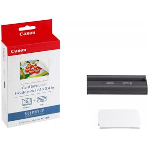 Canon KC-18IF Mini Stickers Carte de Credit (Selphy CP-100/200/220..)