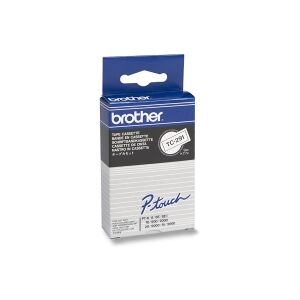 Brother TC-291   svart text - vit tejp   9mm x 7.7m (original)