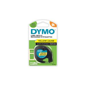Dymo S0721620   91202   gul plasttejp   12mm (original)