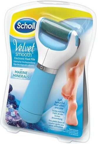 Scholl Velvet Smooth Express Pedi blau stark 1 St Hornhautentferner