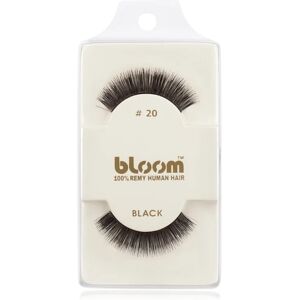 Bloom Natural faux-cils de vrais cheveux No. 20 (Black) 1 cm