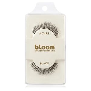 Bloom Natural faux-cils de vrais cheveux No. 747S (Black) 1 cm