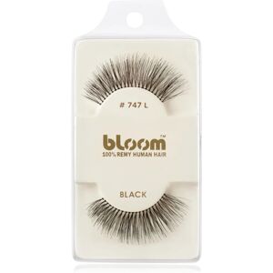 Bloom Natural faux-cils de vrais cheveux No. 747L (Black) 1 cm