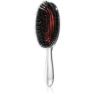 Janeke Chromium Line Air-Cushioned Brush with Bristles and Nylon Reinforcement brosse à cheveux ovale 22 x 7 cm