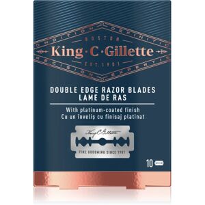 Gillette King C. Double Edge lames de rasoir de rechange 10 pcs - Publicité