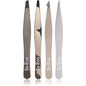 Tweezer Set Rose Gold kit de pinces à épiler