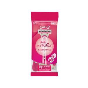 Wilkinson Rasoir Femme Jetable Myintuition Extra 3 Essentials X 4 - Paquet 4 rasoirs