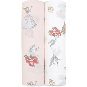 aden+anais™ essentials Couverture d'emmaillotage princesse Disney lot de 2 120x120 cm