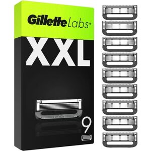 Gillette Lames pour rasoir Labs, lot de 9