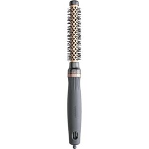 Olivia Garden Expert Blowout Heat Poils Nylgard 15mm Gris Brosse à Cheveux Blowout Haute Performance conçue pour gérer et contrôler les cheveux plus épais et crépus professionnellement - Publicité