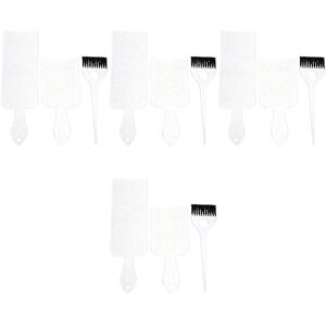 FOMIYES 12 Pièces Échantillons D'huile De Cuisson Costume Pour Hommes Pinceau Sur La Couleur Des Cheveux Kit Défrisant Pour Femme Brosse Blanche Panneau D'affichage Nylon Éclairer - Publicité