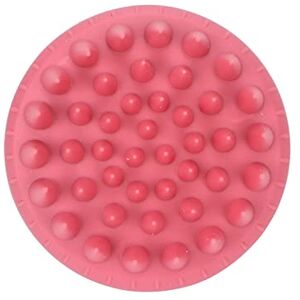 FILFEEL Masseur de Cuir Chevelu, Masseur de Cheveux en Silicone Souple étanche Manuel Massage des Cheveux Nettoyage du Cuir Chevelu Anti-pelliculaire Shampooing Brosse (Rose) - Publicité