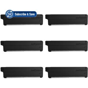 baKblade 6 Lames de Rasoirs de Rechange pour  2.0 et  2.0 Elite Brosse de Nettoyage Incluse Lames Technologie DryGlide, Rasage Humide Ou Sec Rasoir de Dos et Corps pour Homme - Publicité