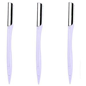 BOduShang Rasoir Sourcil Sourcils Rasoirs Pour Femmes Dermaplaning Dermaplaning Lames Pour Le Visage Visage Rasoir Visage Rasoir Pour Femmes purple 3pcs - Publicité