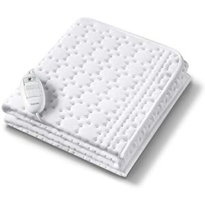 Beurer Coussin chauffant UB 30, avec 3 niveaux de température et protection contre la surchauffe, coussin chauffant douillet, dessus en coton doux et moelleux, lavable en machine - Publicité