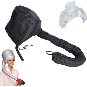 2 Pièce Bonnet Chauffant pour Soins Capillaires, Capuchon de Sèche-Cheveux  Réglable, Bonnet du Salon Auto Chauffant Cheveux