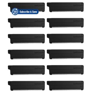 baKblade 12 Lames de Rasoirs de Rechange pour  2.0 et  2.0 Elite Brosse de Nettoyage Incluse Lames Technologie DryGlide, Rasage Humide Ou Sec Rasoir de Dos et Corps pour Homme - Publicité