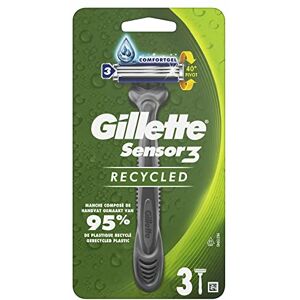 Gillette Sensor3 Recycled Rasoir Jetable, 3 lames, 1 unite - Publicité