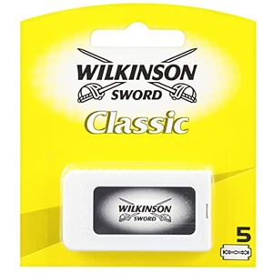 Wilkinson Sword Wilkinson 7000112e – Lames de rasoir à double tranchant, 5 unités - Publicité